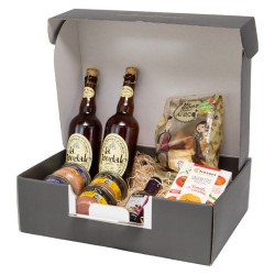 Valisette carton FSC noir Mon coffret degustation