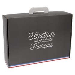 Valisette carton FSC gris produits francais