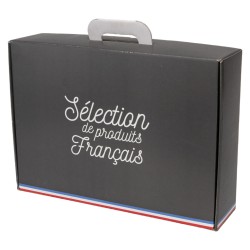 Valisette carton FSC gris produits francais