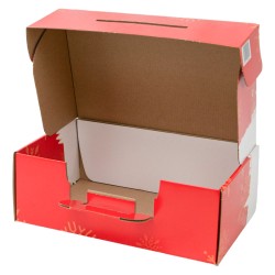 Valisette carton rouge noël - 3 tailles - RETIF