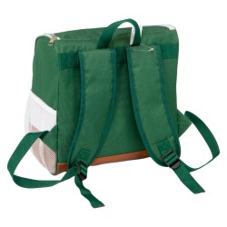 Sac a dos isotherme 600D vert/blanc/marron15L