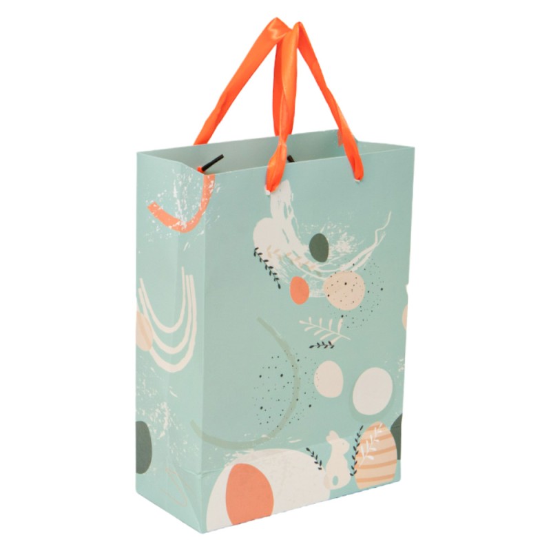 Sac carton rectangulaire avec poignees Spring 19x9x27