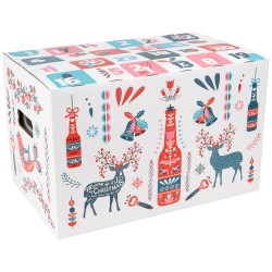 Calendrier de l'Avent Noel Scandinave 24 cases 