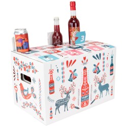 Calendrier de l'Avent Noel Scandinave 24 cases 