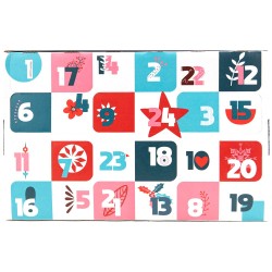 Calendrier de l'Avent Noel Scandinave 24 cases 