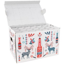 Calendrier de l'Avent Noel Scandinave 24 cases 