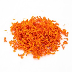 Frisure de papier coloris orange par 10kg