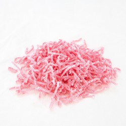 Frisure de papier coloris rose clair par 10kg