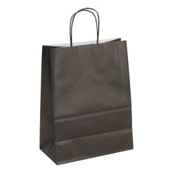 Sac papier kraft noir 34x14x39.5