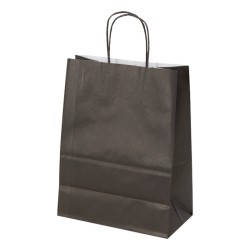 Sac papier kraft noir 34x14x39.5