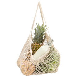 Sac filet en coton naturel