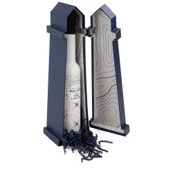 Coffret Carton Bleu Forme de phare Abysse 34,5x10,5x8,5 cm