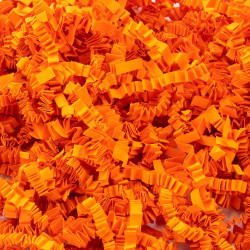 Frisure papier coloris orange par 10kg