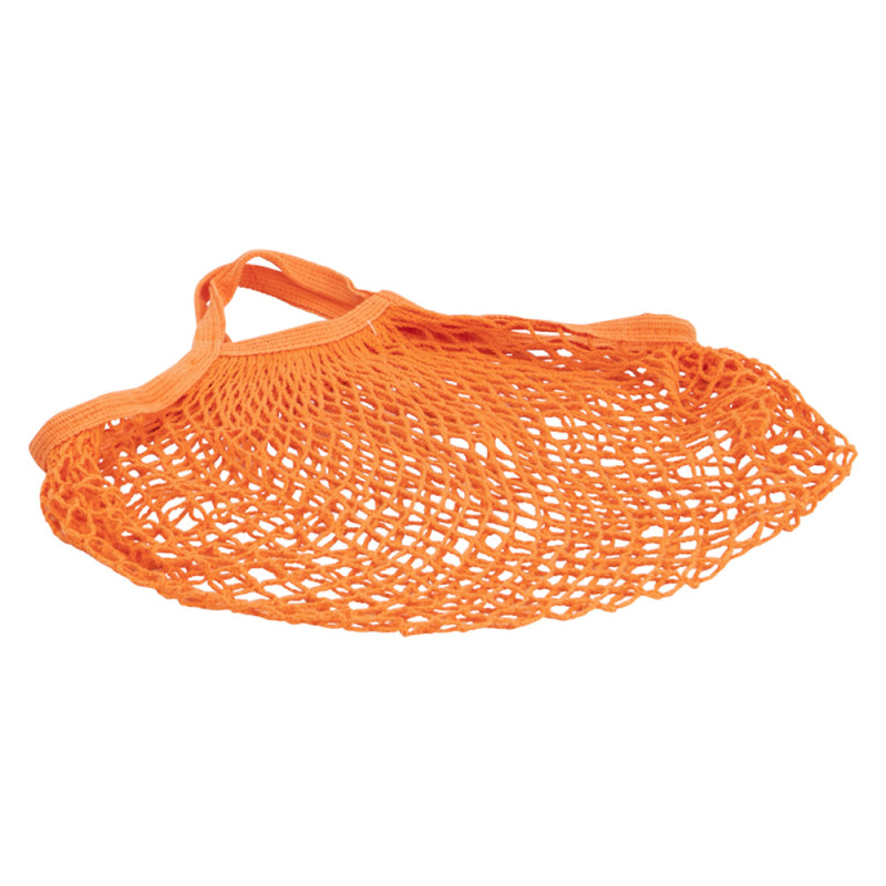 Sac filet en coton orange