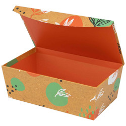 Boite Carton Rectangulaire Orange Canyon 28x17x10 cm