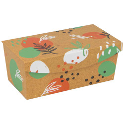 Boite Carton Rectangulaire Orange Canyon 22x12x9cm