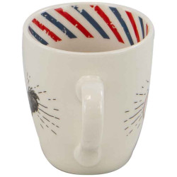 Mug Ceramique Blanc Gallus 7,5x8,5cm