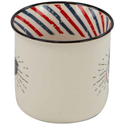 Mug Ceramique Blanc Gallus 9,5x8,5cm