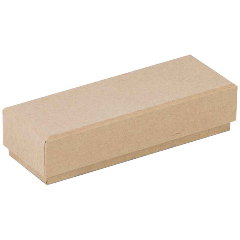 Boite Kraft Rectangulaire Chocolat Douceur 12x4x3cm