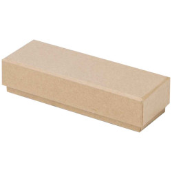 Boite Kraft Rectangulaire Chocolat Douceur 12x4x3cm