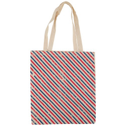 Tote Bag Coton Rectangulaire Ecru Gallus 38x42 cm