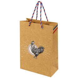 Sac Carton Rectangulaire Kraft Gallus 19x9x27cm