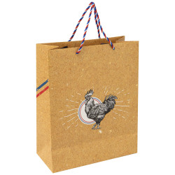 Sac Carton Rectangulaire Gallus Kraft 26x12x32cm 