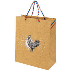 Sac Carton Rectangulaire Gallus Kraft 26x12x32cm 