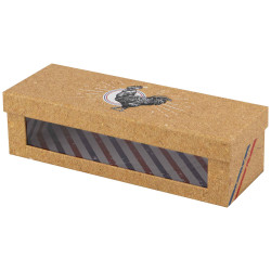 Coffret Carton Fenetre Kraft Gallus 26,5x9,5x7,5cm