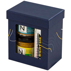 Coffret Carton Rectangulaire Bleu Abysse 11,5x8x12,5cm