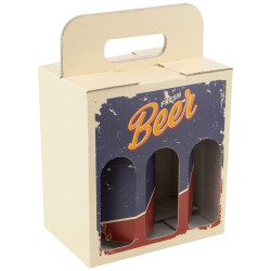 Coffret Carton Fresh beer Steinies 22x14x24cm