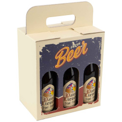 Coffret Carton Fresh beer Steinies 22x14x24cm