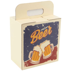 Coffret Carton Fresh beer Steinies 22x14x24cm