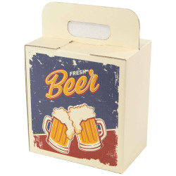 Coffret Carton Fresh beer Steinies 22x14x24cm