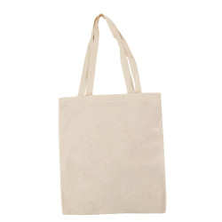 Tote bag coton rectangulaire neutre 38x42cm