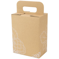 Coffret carton kraft pour 6 bieres type LONG NECK