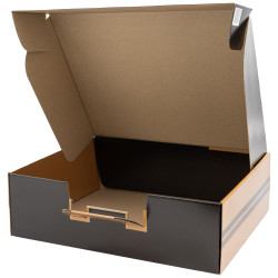 Valisette carton noir Mon coffret degustation 41,5x33x12,5cm