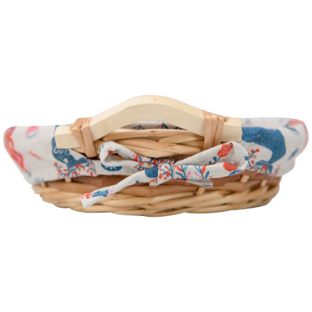 Professional Corbeille à Pain Osier, 25 X 25 X 8 Cm