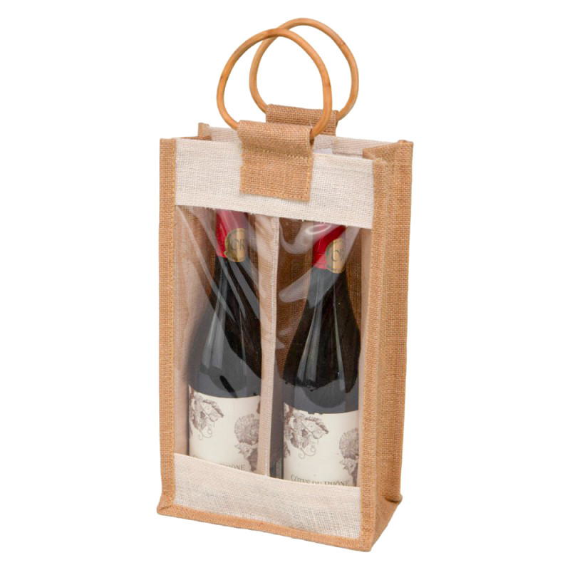 Sac Isotherme Pliable WANDGU – Pour 2 Bouteilles De Vin Ou Champagne – Idéal Camping, Plage Et Pique-nique