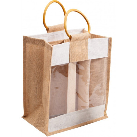 FZSECRIU Porte Bouteilles, Porte Bouteilles Pour 6 Bouteilles, Sac