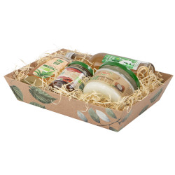 Corbeille carton rectangulaire Vegetale