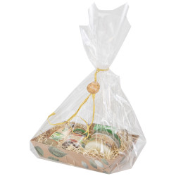 Corbeille carton rectangulaire Vegetale