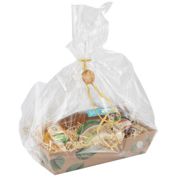 Corbeille carton rectangulaire Vegetale
