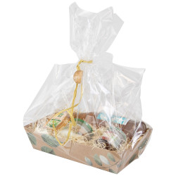 Corbeille carton rectangulaire Vegetale