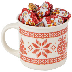Mug Ceramique rond 9,5x8,5 cmTricot