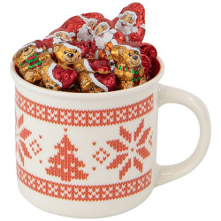 Mug Ceramique rond 9,5x8,5 cmTricot