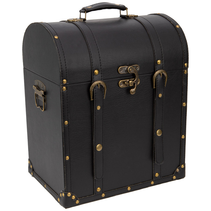 BO0022_01.jpg Coffret bois simili noir sans separation