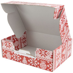 Valisette Carton Rectangulaire 36,5x27x12 cm Tricot 