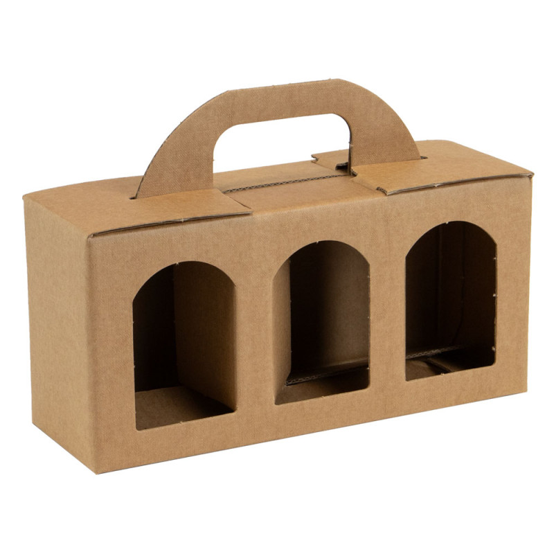 KRA111_01.jpg Coffret kraft 3 bocaux 25x8x12 finition graine
