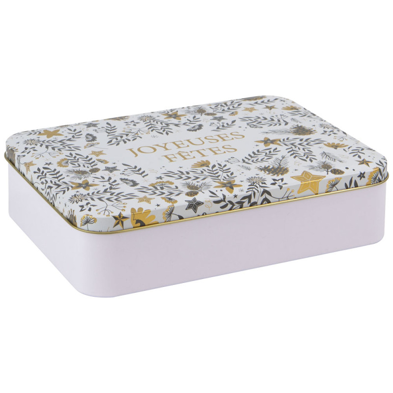 Boîte métal Joyeuses fêtes